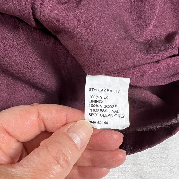 Nicole Miller Artelier Silk Shift Mini Dress M Beaded Retro Indie Maximalist Y2K - Picture 7 of 13